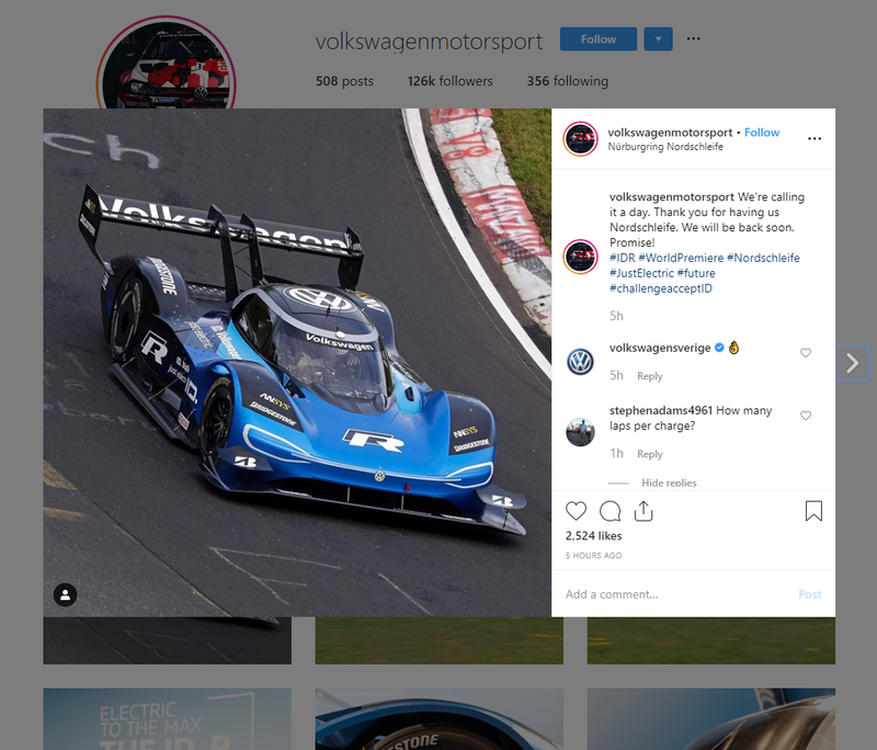 Illustration for article titled VW IDR at the 'ring